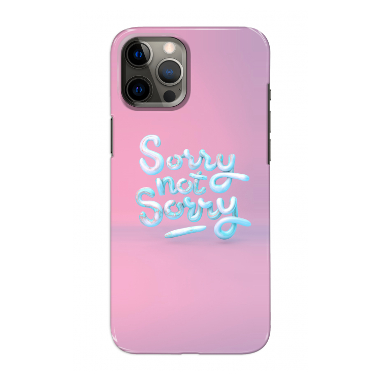 Sorry not sorry: Volledig geprint iPhone 12 Pro Max Hoesje