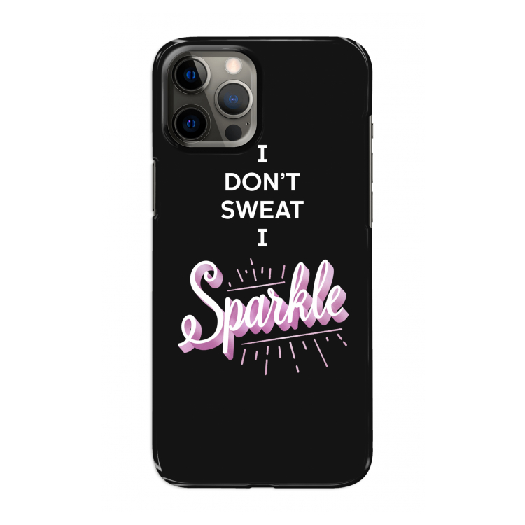 Sparkle quote: Volledig geprint iPhone 12 Pro Max Hoesje