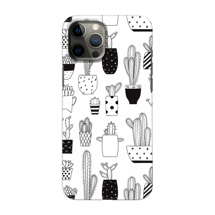 Cactusmotief: Volledig geprint iPhone 12 Pro Max Hoesje