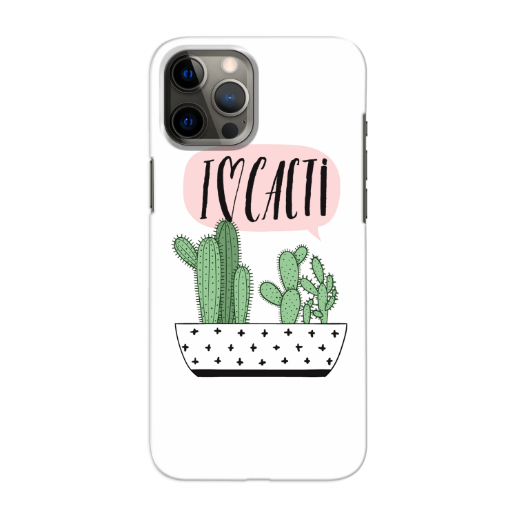 I love cacti: Volledig geprint iPhone 12 Pro Max Hoesje