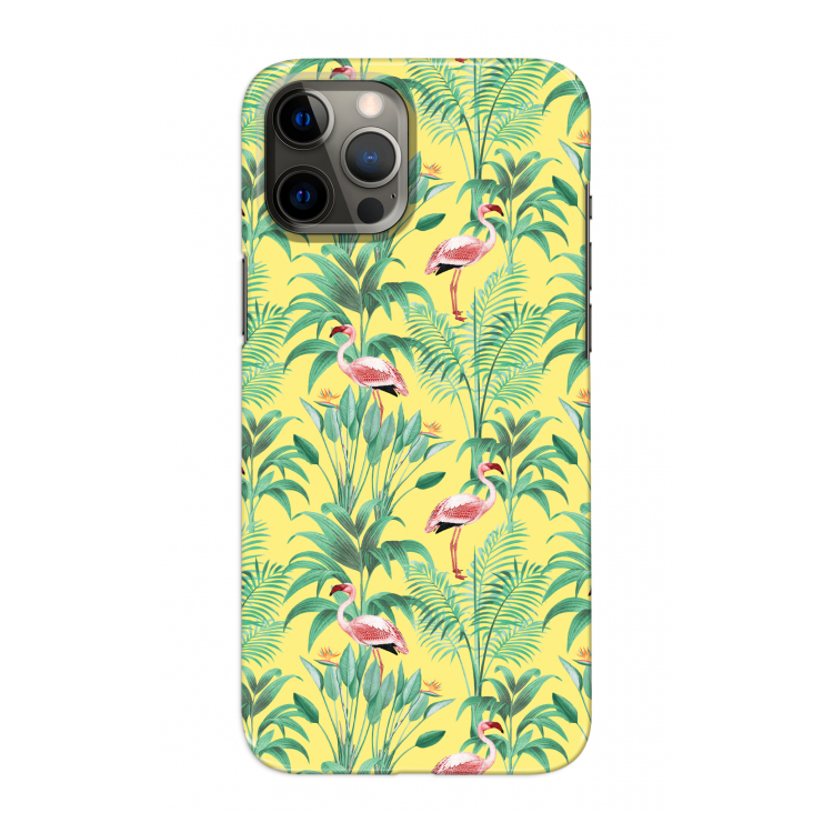 Flamingo party: Volledig geprint iPhone 12 Pro Max Hoesje