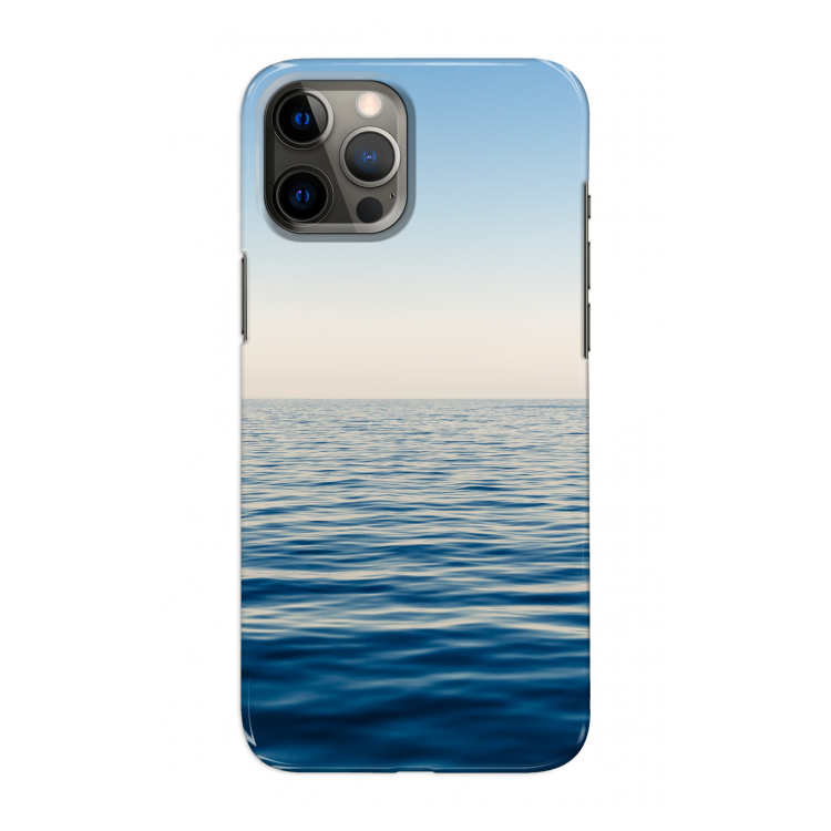 Water horizon: Volledig geprint iPhone 12 Pro Max Hoesje