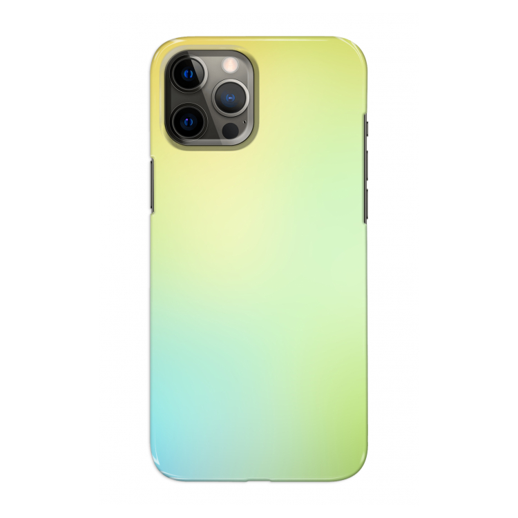 Minty mist pastel: Volledig geprint iPhone 12 Pro Max Hoesje