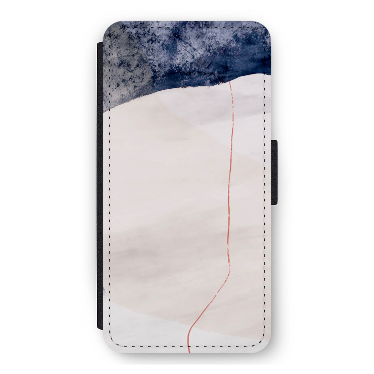 Stone White: iPhone 12 Pro Max Flip Hoesje