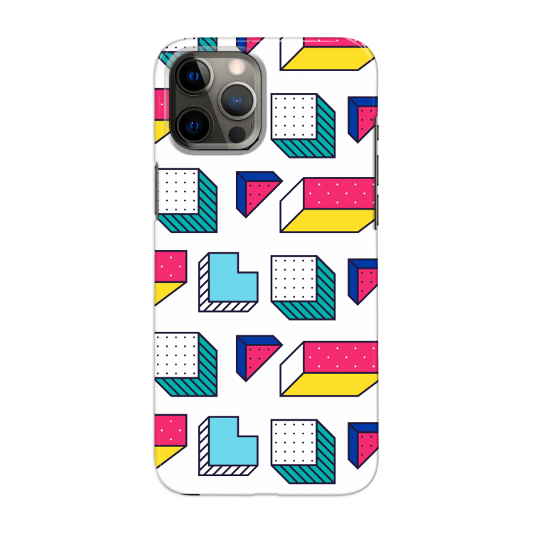 8-bit N°7: Volledig geprint iPhone 12 Pro Max Hoesje