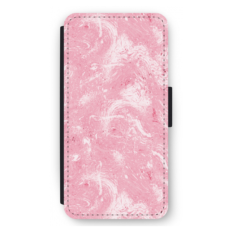 Abstract Painting Pink: iPhone 12 Pro Max Flip Hoesje