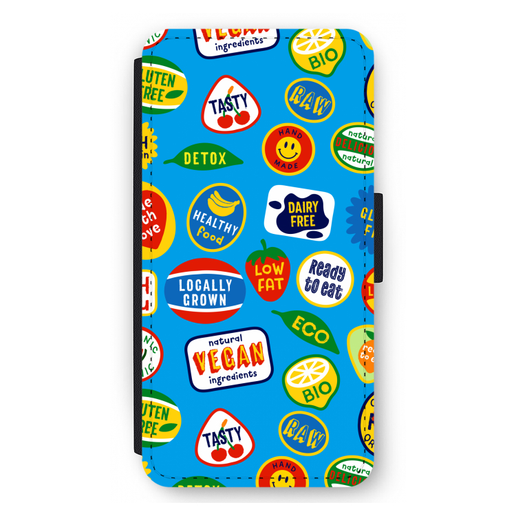 Fruitsticker: iPhone 12 Pro Max Flip Hoesje