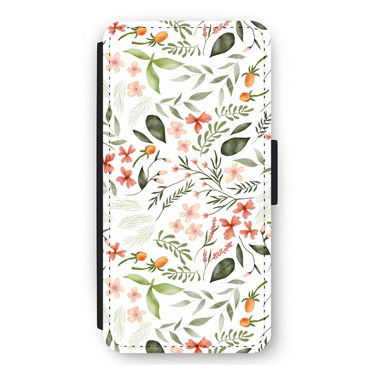 Sweet little flowers: iPhone 12 Pro Max Flip Hoesje