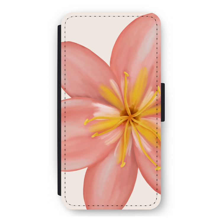Pink Ellila Flower: iPhone 12 Pro Max Flip Hoesje
