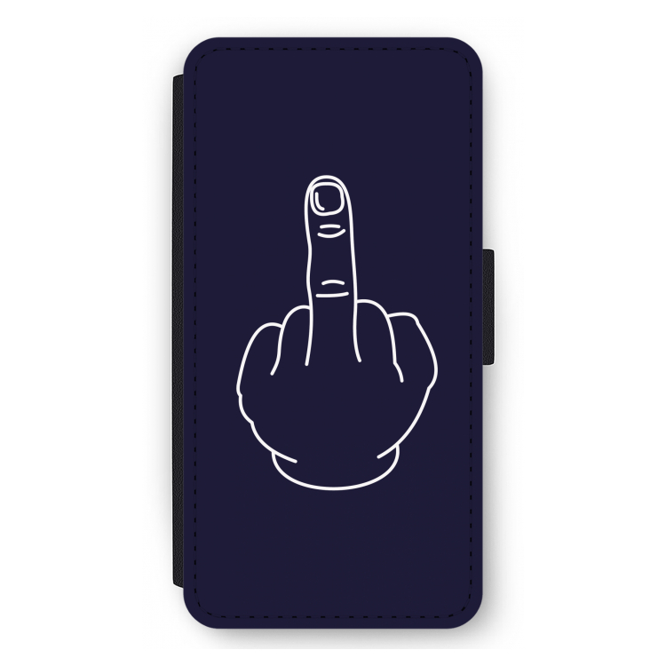 F**k U: iPhone 12 Pro Max Flip Hoesje