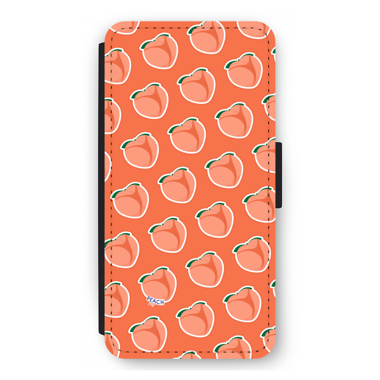 Just peachy: iPhone 12 Pro Max Flip Hoesje
