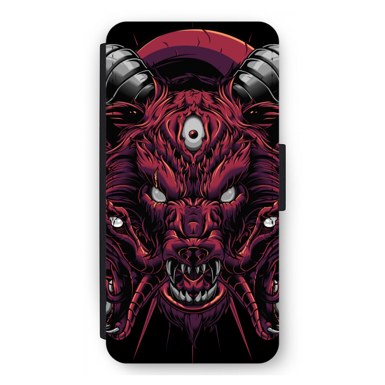 Hell Hound and Serpents: iPhone 12 Pro Max Flip Hoesje