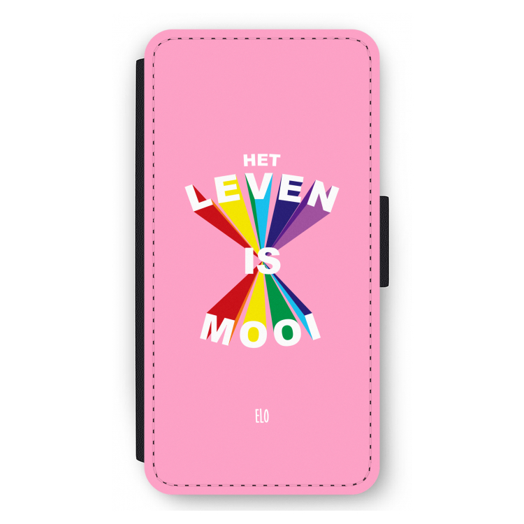 Het Leven Is Mooi: iPhone 12 Pro Max Flip Hoesje