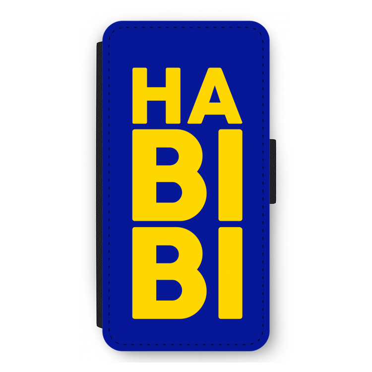Habibi Blue: iPhone 12 Pro Max Flip Hoesje