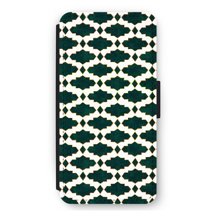 Moroccan tiles: iPhone 12 Pro Max Flip Hoesje