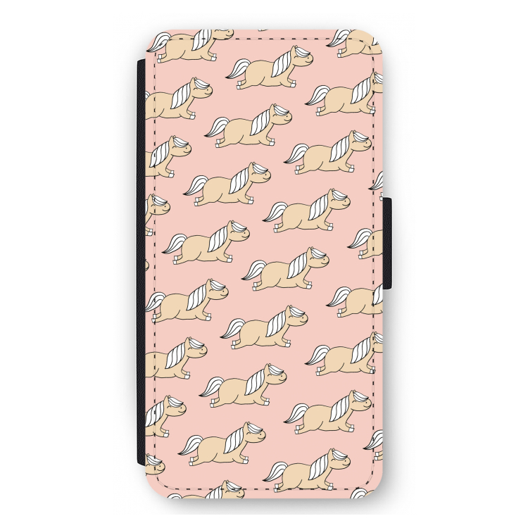 Ponys: iPhone 12 Pro Max Flip Hoesje