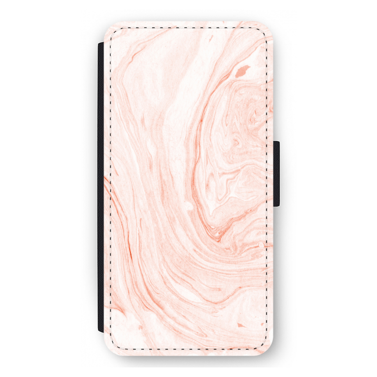 Peach bath: iPhone 12 Pro Max Flip Hoesje