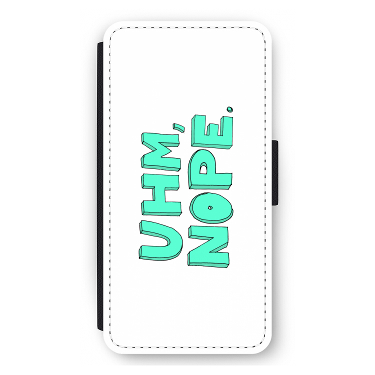 UHM, NOPE.: iPhone 12 Pro Max Flip Hoesje