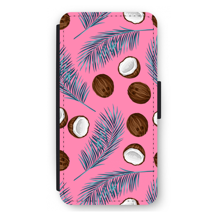 Kokosnoot roze: iPhone 12 Pro Max Flip Hoesje