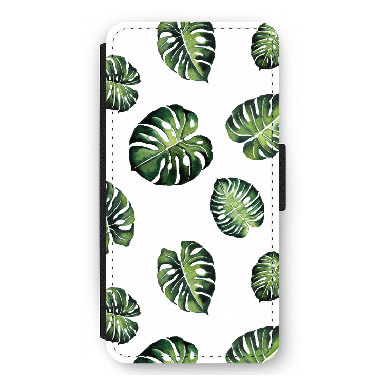 Tropische bladeren: iPhone 12 Pro Max Flip Hoesje