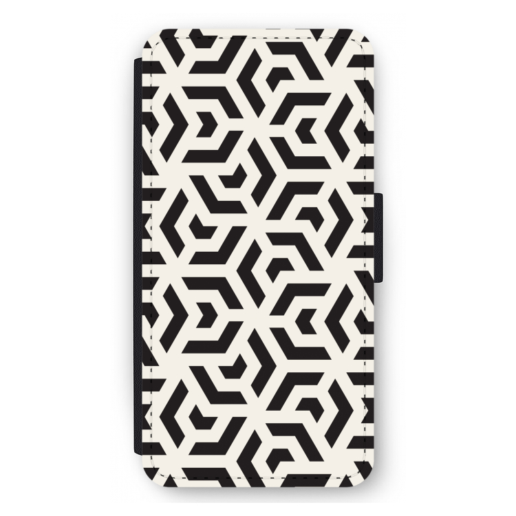 Crazy pattern: iPhone 12 Pro Max Flip Hoesje