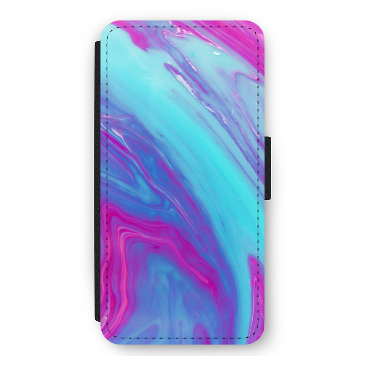 Zweverige regenboog: iPhone 12 Pro Max Flip Hoesje