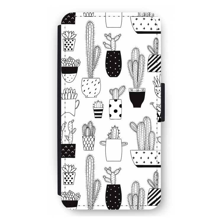 Cactusmotief: iPhone 12 Pro Max Flip Hoesje