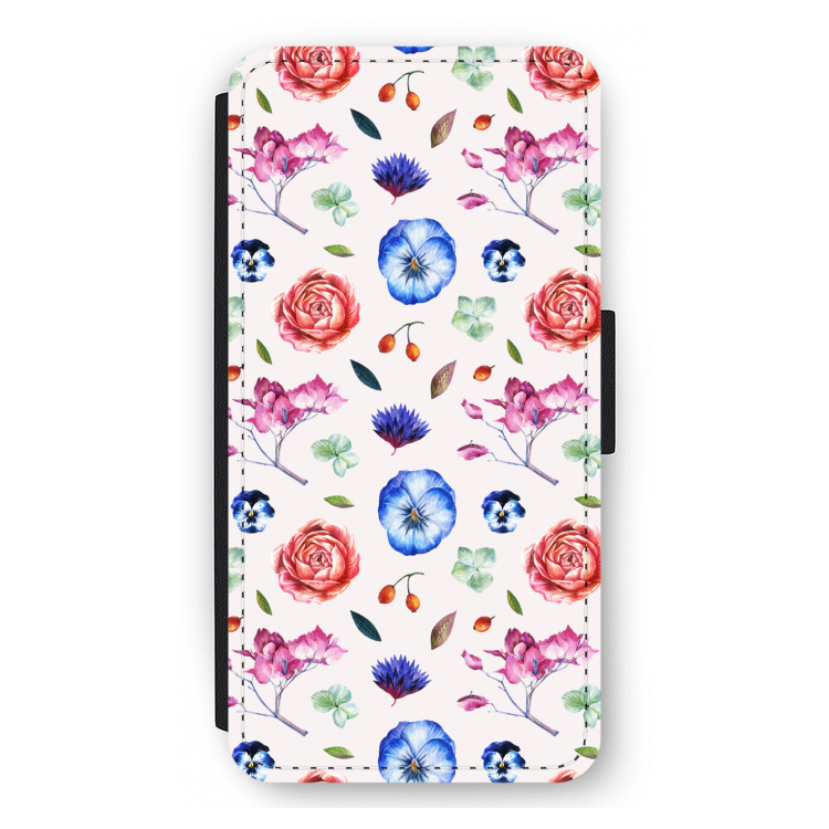 Bloemetjes: iPhone 12 Pro Max Flip Hoesje