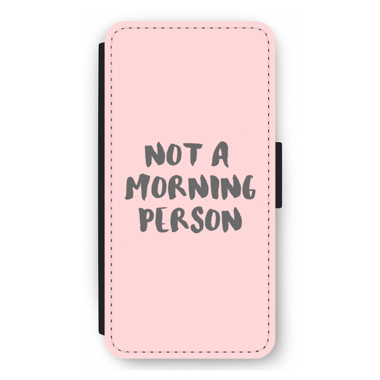 Morning person: iPhone 12 Pro Max Flip Hoesje
