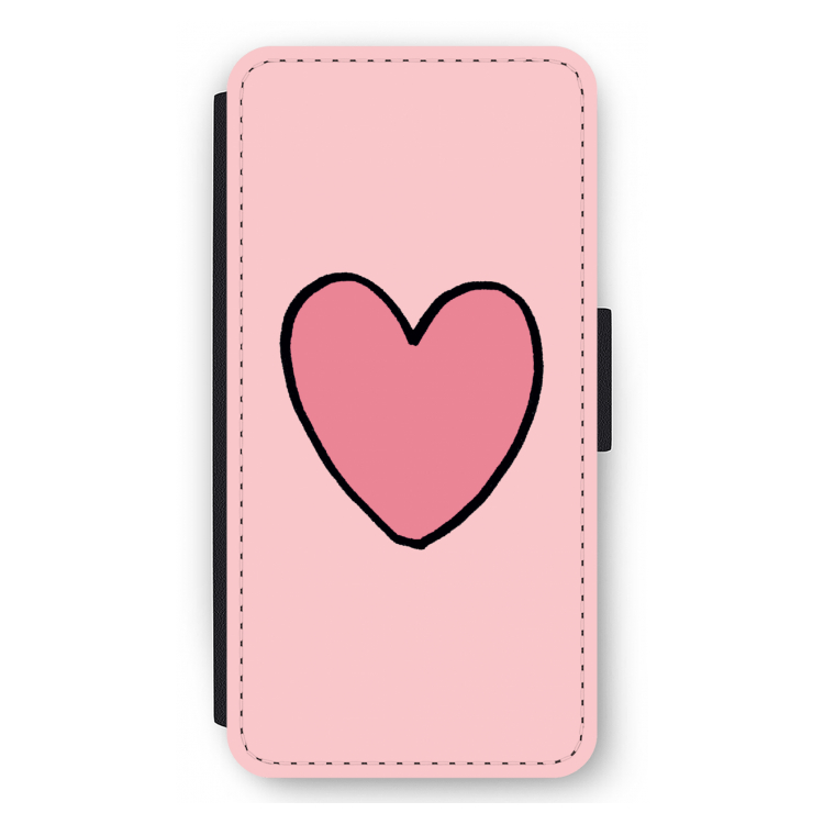 Hartje: iPhone 12 Pro Max Flip Hoesje