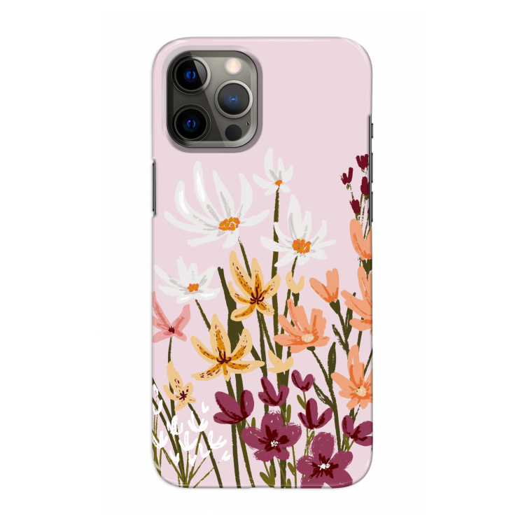 Painted wildflowers: Volledig geprint iPhone 12 Pro Max Hoesje