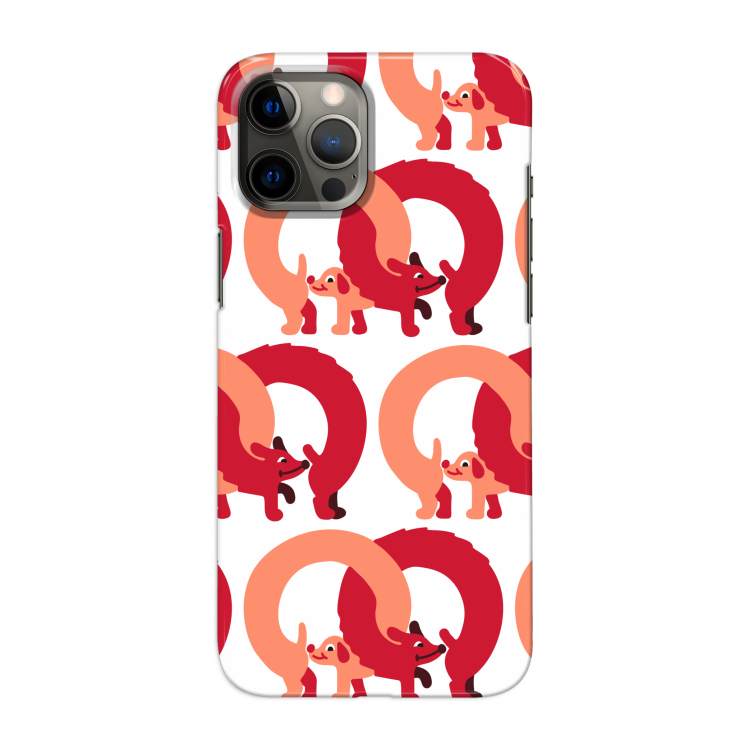Dogs: Volledig geprint iPhone 12 Pro Max Hoesje