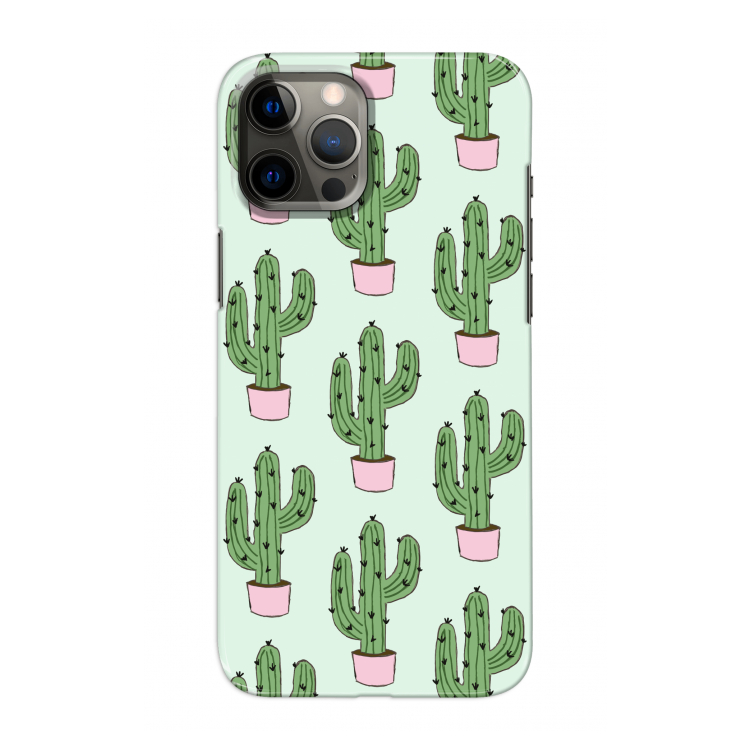 Cactus Lover: Volledig geprint iPhone 12 Pro Max Hoesje