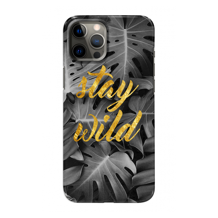 Stay wild: Volledig geprint iPhone 12 Pro Max Hoesje
