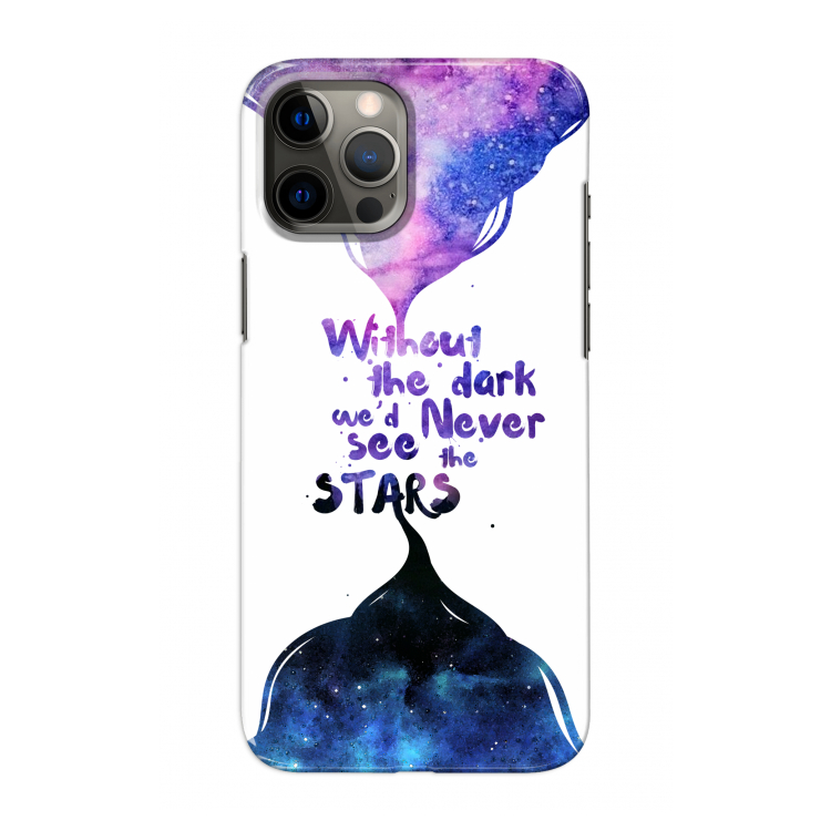 Stars quote: Volledig geprint iPhone 12 Pro Max Hoesje
