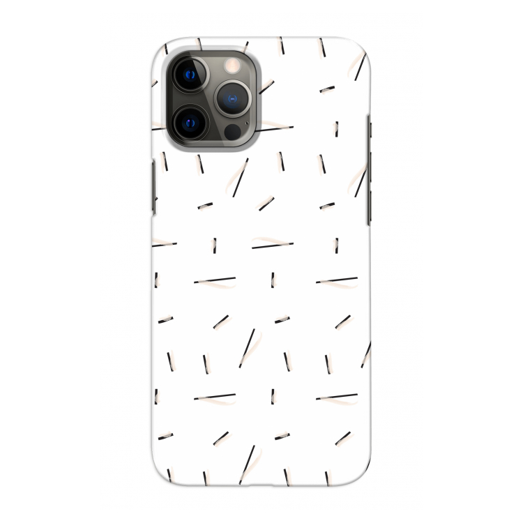 Hipster stripes: Volledig geprint iPhone 12 Pro Max Hoesje