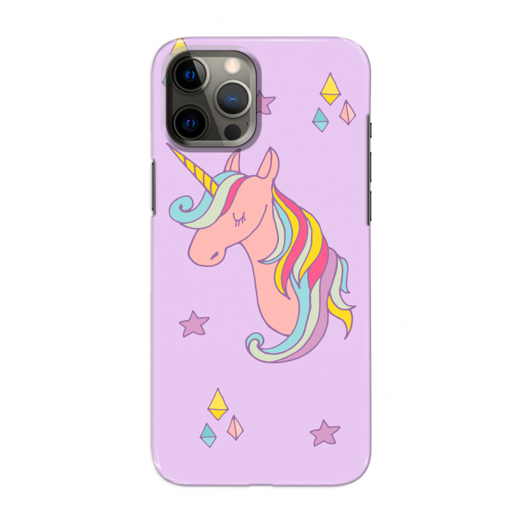 Roze eenhoorn: Volledig geprint iPhone 12 Pro Max Hoesje
