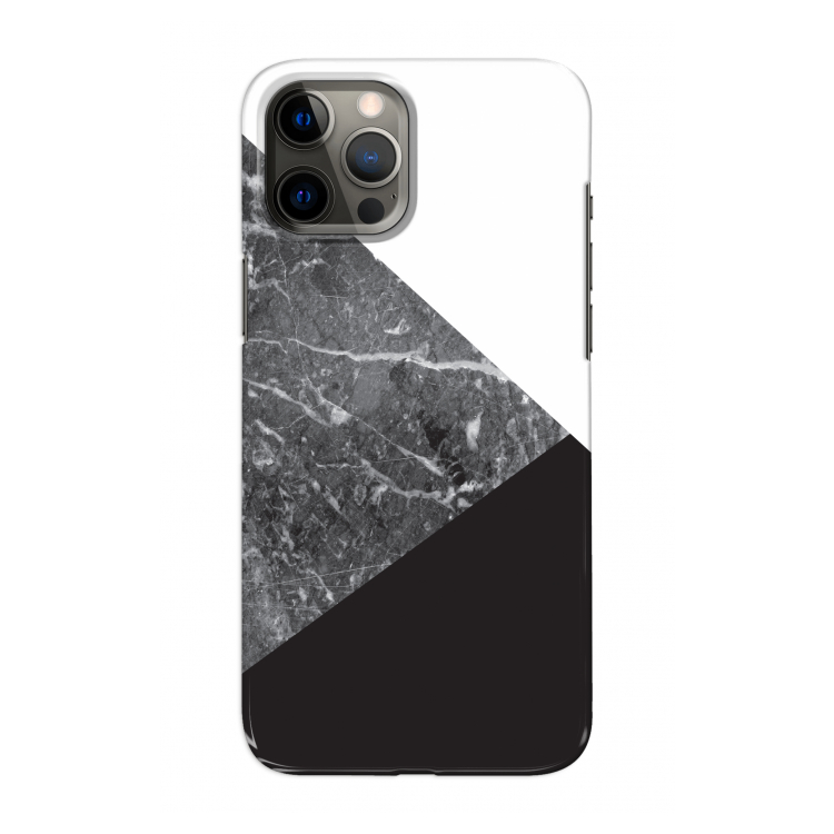 Combinatie marmer: Volledig geprint iPhone 12 Pro Max Hoesje