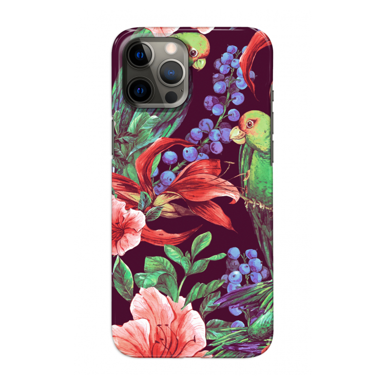 Papegaaien: Volledig geprint iPhone 12 Pro Max Hoesje