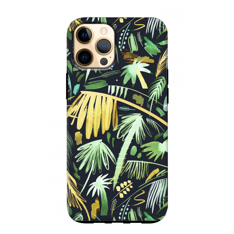Tropical Palms Dark: iPhone 12 Pro Max Tough Case