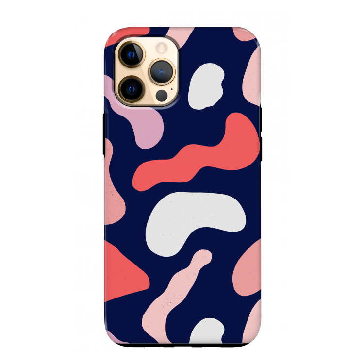Memphis Shapes Pink: iPhone 12 Pro Max Tough Case