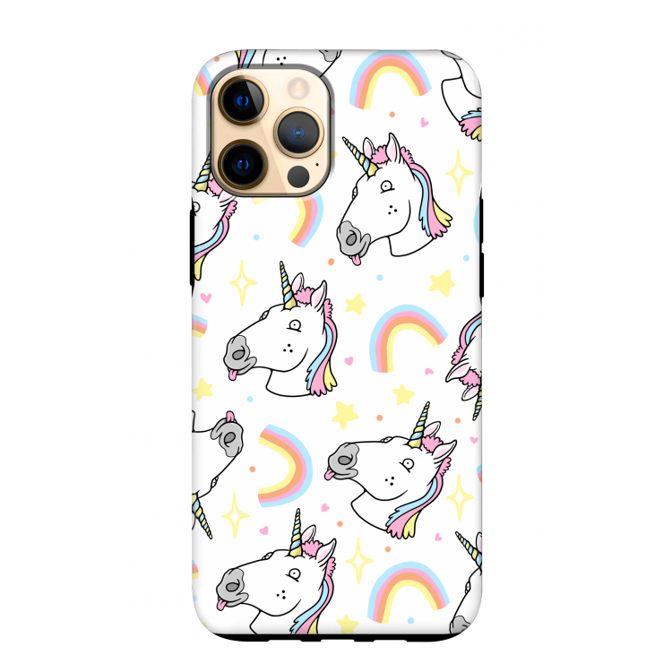 Rainbow Unicorn: iPhone 12 Pro Max Tough Case