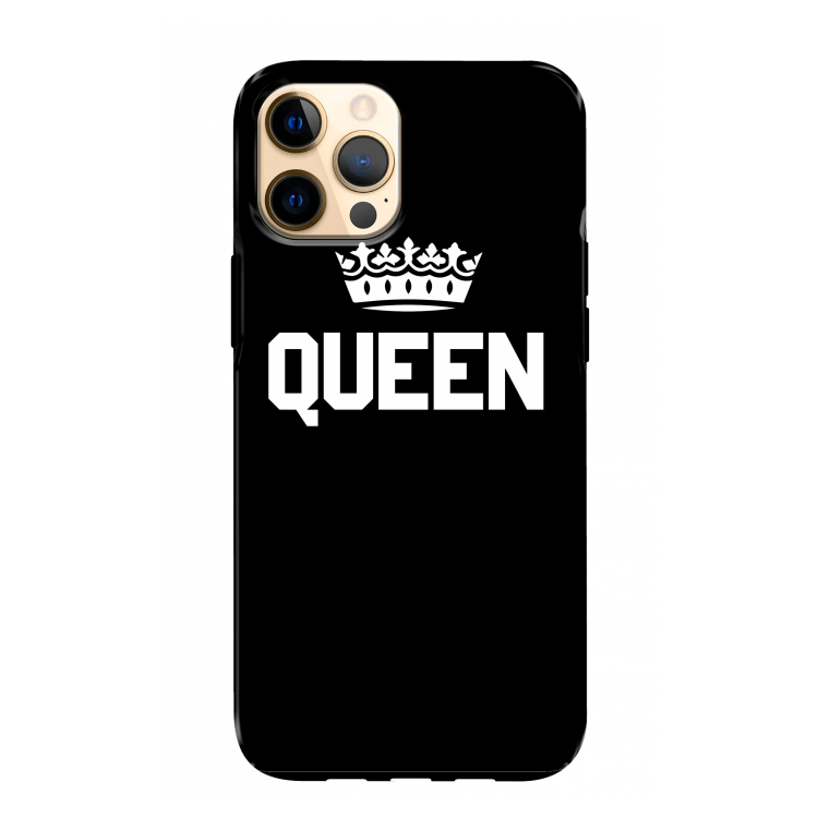 Queen zwart: iPhone 12 Pro Max Tough Case