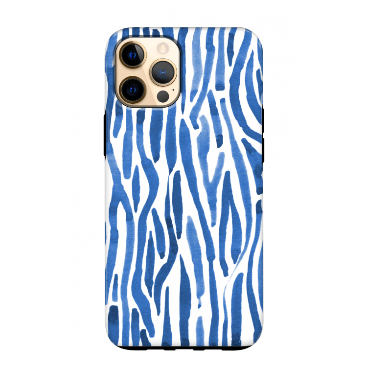 Blauwe nerven: iPhone 12 Pro Max Tough Case