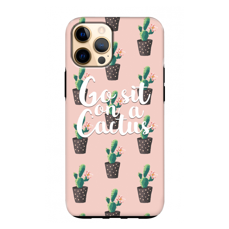 Cactus quote: iPhone 12 Pro Max Tough Case