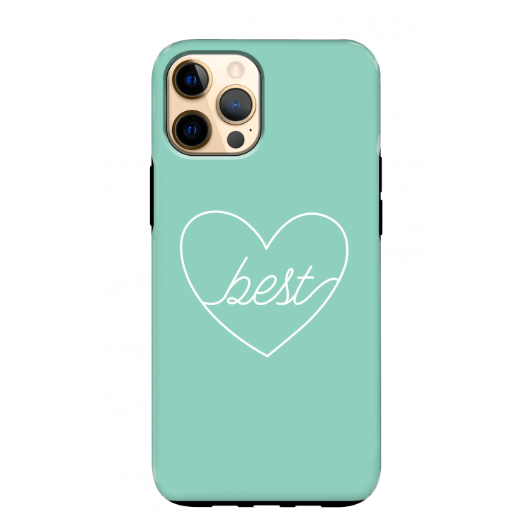 Best heart pastel: iPhone 12 Pro Max Tough Case