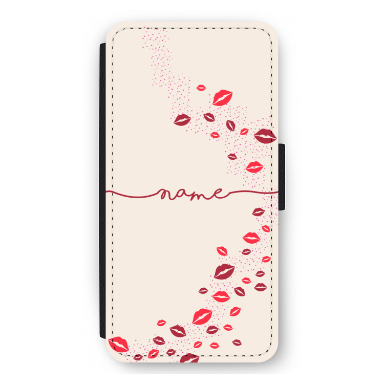 Kusjes: iPhone 12 Pro Max Flip Hoesje