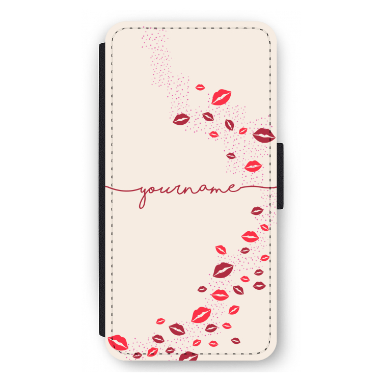 Kusjes: iPhone 12 Pro Max Flip Hoesje