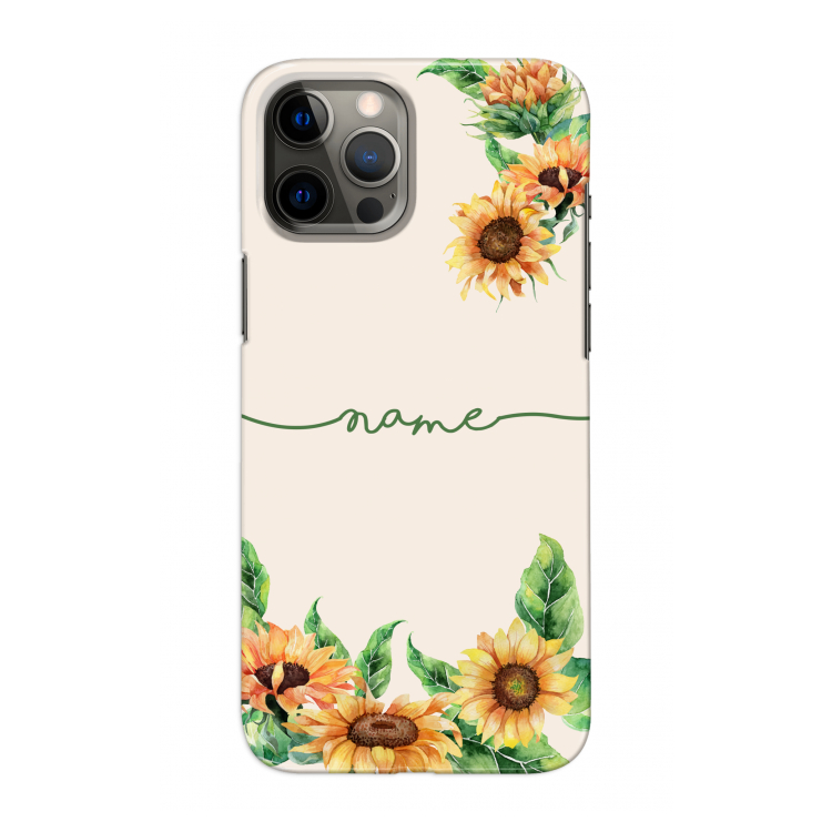Zonnebloemen: Volledig geprint iPhone 12 Pro Max Hoesje