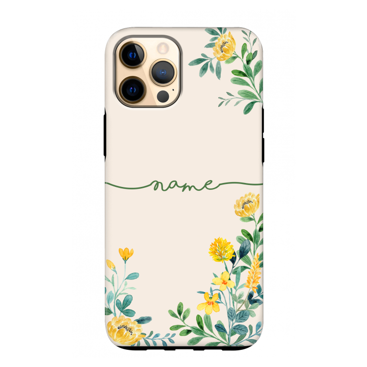 Gele bloemen: iPhone 12 Pro Max Tough Case